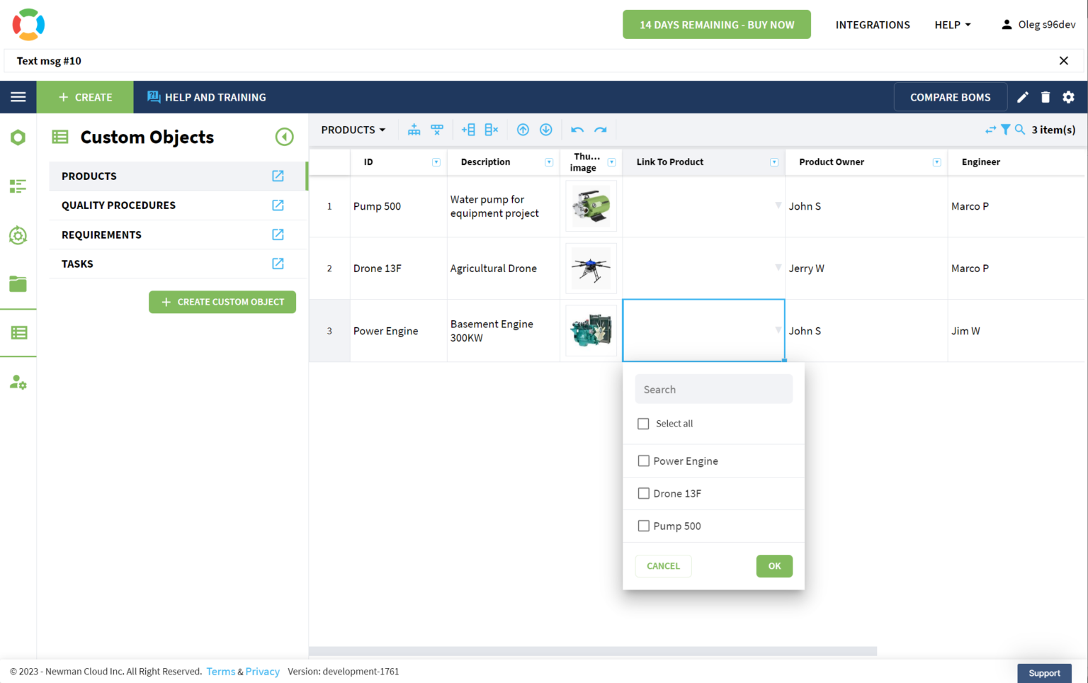 Properties and property types – OpenBOM Training Library