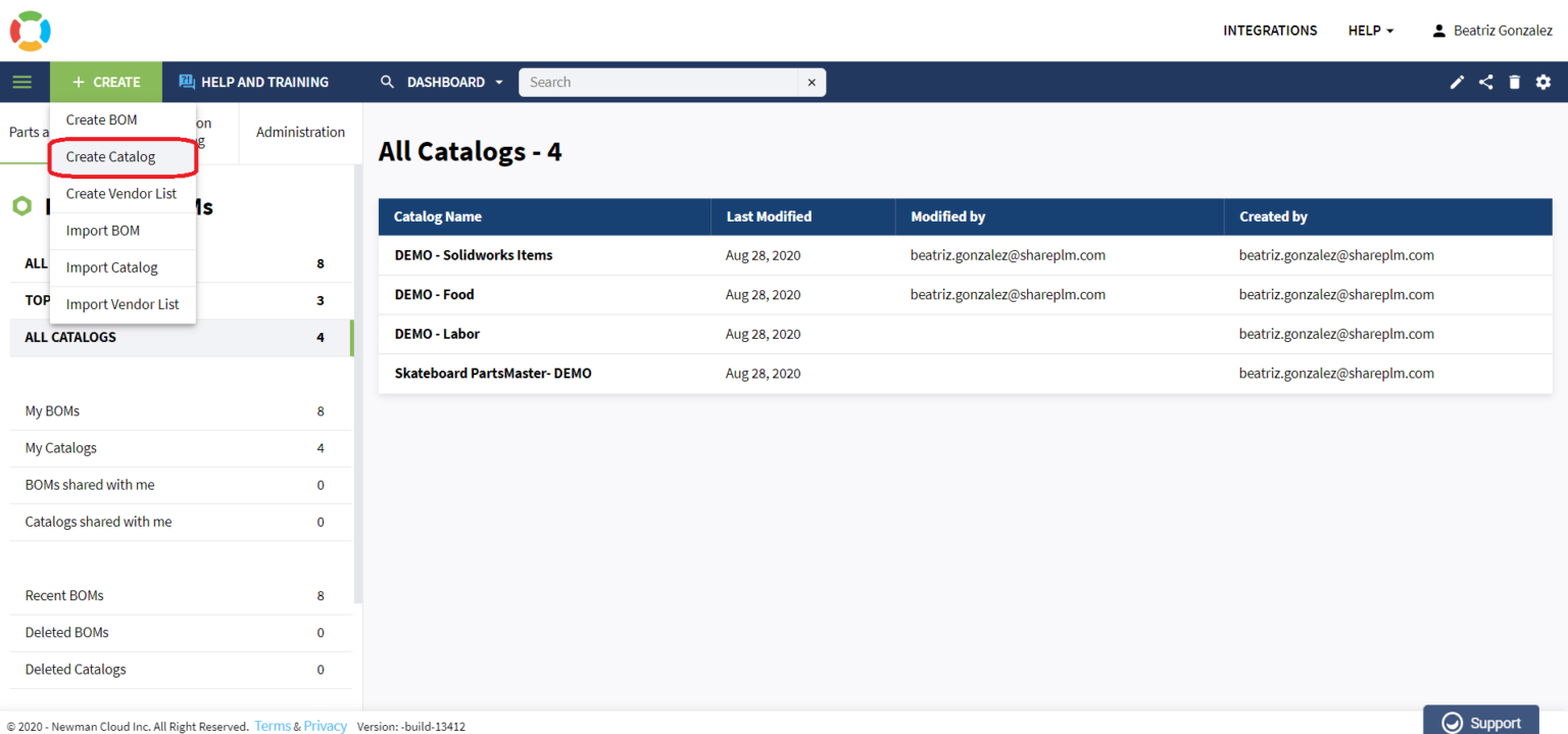 Creating BOMs And Catalogs – OpenBOM Training Library