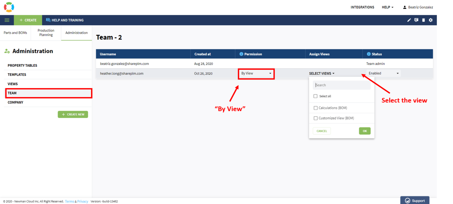 User-Defined Views and Team Views – OpenBOM Training Library