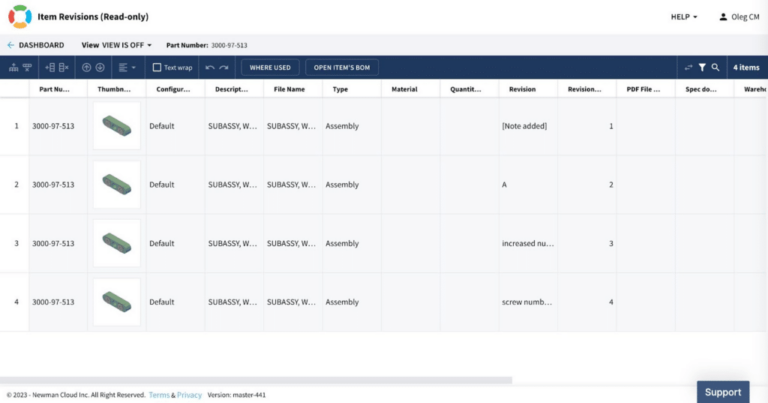 Change Management and Revision Control – OpenBOM Training Library