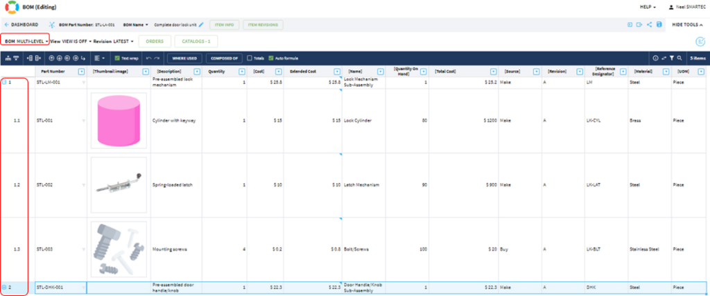 BOM Visualization – OpenBOM Training Library
