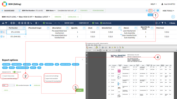 BOM Templates and Exporting BOM – OpenBOM Training Library