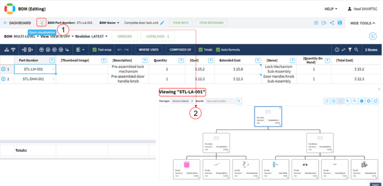 BOM Visualization (Graph Navigation) and Analysis – OpenBOM Training ...